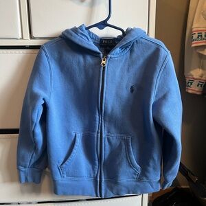 Polo by Ralph Lauren Kids Zip-Up Blue Hoodie